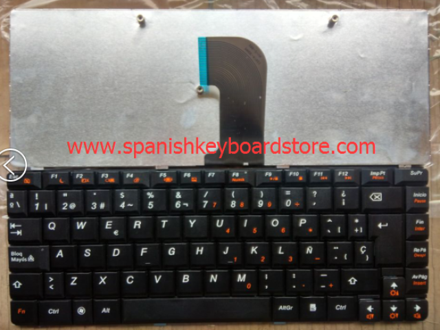 TECLADO LENOVO G460 G465 BLACK COLOR SPANISH SP VERSION KEYBOARD ...