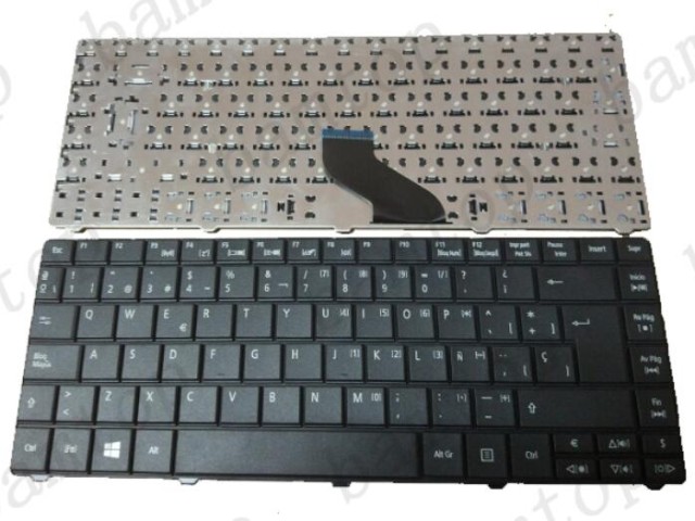 Acer E1-471 E1-431 Spanish Laptop Keyboard Layout Black ...